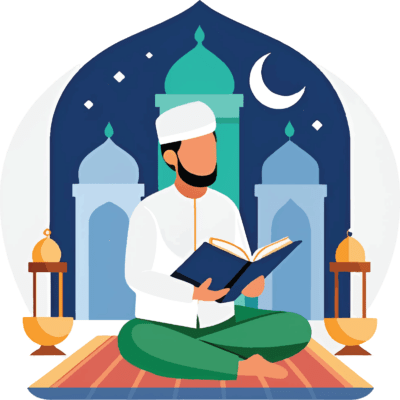 man reading image